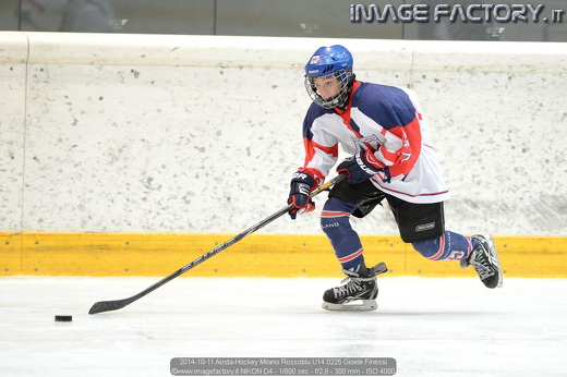 2014-10-11 Aosta-Hockey Milano Rossoblu U14 0225 Gioele Finessi